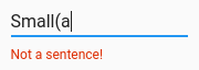 Syntax error